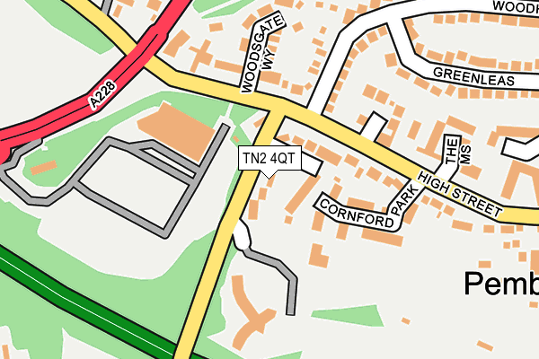 TN2 4QT map - OS OpenMap – Local (Ordnance Survey) TN2 4QT map - OS OpenMap – Local (Ordnance Survey)
