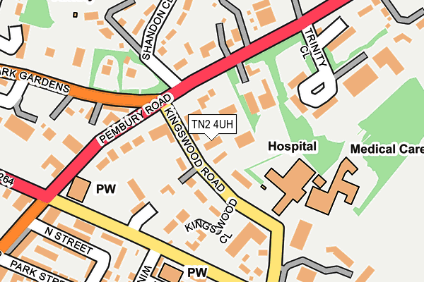 TN2 4UH map - OS OpenMap – Local (Ordnance Survey) TN2 4UH map - OS OpenMap – Local (Ordnance Survey)