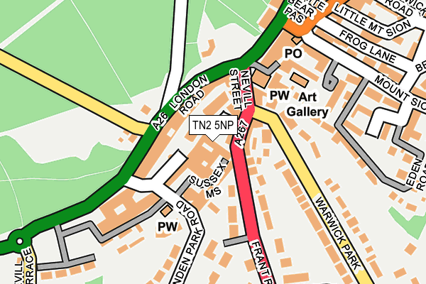 TN2 5NP map - OS OpenMap – Local (Ordnance Survey) TN2 5NP map - OS OpenMap – Local (Ordnance Survey)