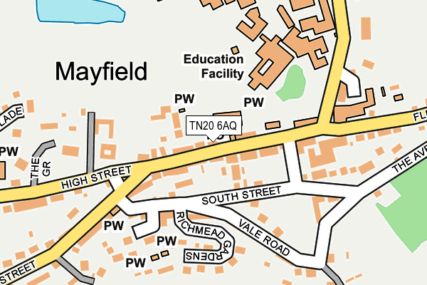 TN20 6AQ map - OS OpenMap – Local (Ordnance Survey) TN20 6AQ map - OS OpenMap – Local (Ordnance Survey)