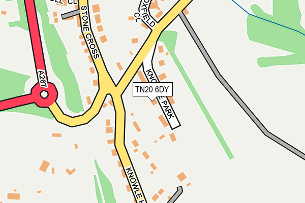 TN20 6DY map - OS OpenMap – Local (Ordnance Survey) TN20 6DY map - OS OpenMap – Local (Ordnance Survey)