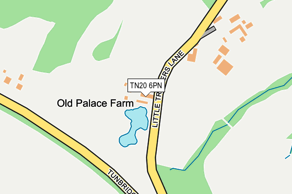 TN20 6PN map - OS OpenMap – Local (Ordnance Survey) TN20 6PN map - OS OpenMap – Local (Ordnance Survey)