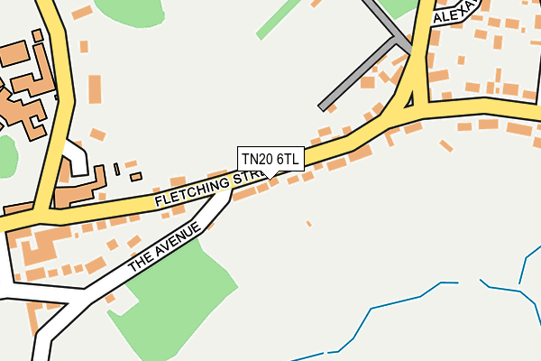 TN20 6TL map - OS OpenMap – Local (Ordnance Survey) TN20 6TL map - OS OpenMap – Local (Ordnance Survey)