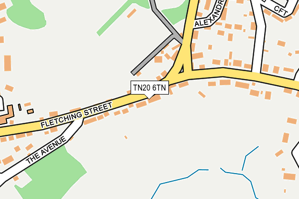TN20 6TN map - OS OpenMap – Local (Ordnance Survey) TN20 6TN map - OS OpenMap – Local (Ordnance Survey)