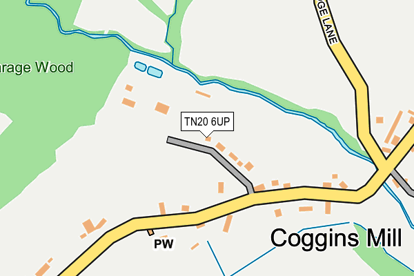TN20 6UP map - OS OpenMap – Local (Ordnance Survey) TN20 6UP map - OS OpenMap – Local (Ordnance Survey)
