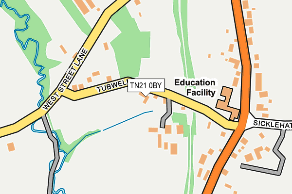 TN21 0BY map - OS OpenMap – Local (Ordnance Survey) TN21 0BY map - OS OpenMap – Local (Ordnance Survey)