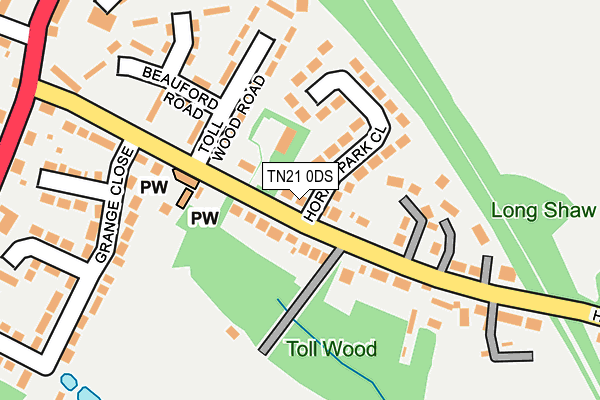 TN21 0DS map - OS OpenMap – Local (Ordnance Survey) TN21 0DS map - OS OpenMap – Local (Ordnance Survey)