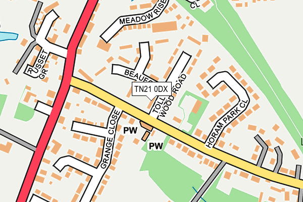 TN21 0DX map - OS OpenMap – Local (Ordnance Survey) TN21 0DX map - OS OpenMap – Local (Ordnance Survey)