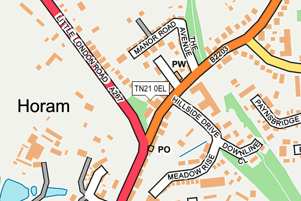TN21 0EL map - OS OpenMap – Local (Ordnance Survey) TN21 0EL map - OS OpenMap – Local (Ordnance Survey)