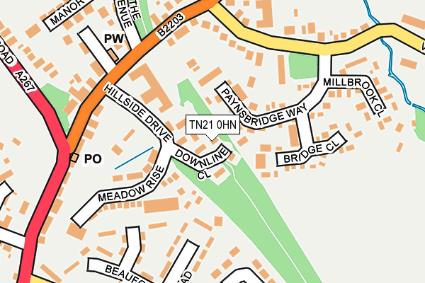 TN21 0HN map - OS OpenMap – Local (Ordnance Survey) TN21 0HN map - OS OpenMap – Local (Ordnance Survey)