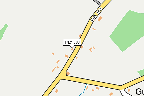TN21 0JU map - OS OpenMap – Local (Ordnance Survey) TN21 0JU map - OS OpenMap – Local (Ordnance Survey)
