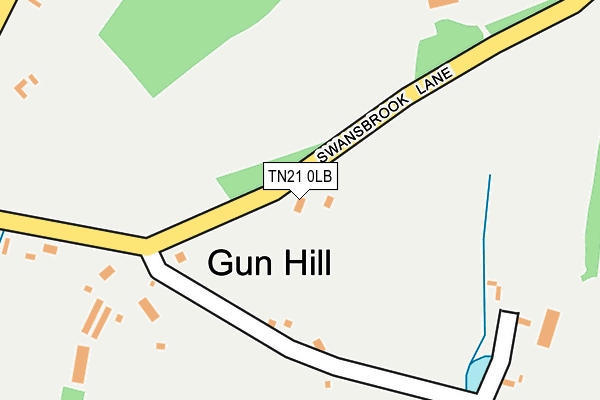 TN21 0LB map - OS OpenMap – Local (Ordnance Survey) TN21 0LB map - OS OpenMap – Local (Ordnance Survey)