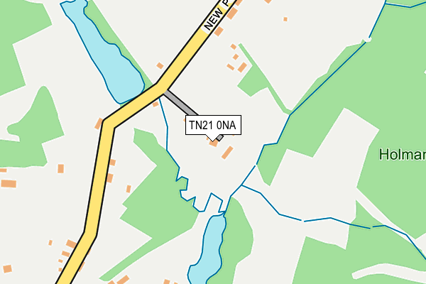 TN21 0NA map - OS OpenMap – Local (Ordnance Survey) TN21 0NA map - OS OpenMap – Local (Ordnance Survey)