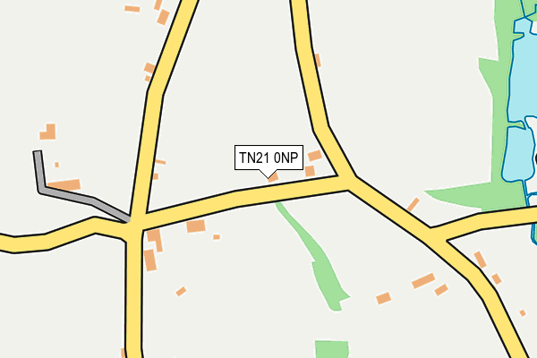 TN21 0NP map - OS OpenMap – Local (Ordnance Survey) TN21 0NP map - OS OpenMap – Local (Ordnance Survey)