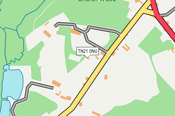 TN21 0NU map - OS OpenMap – Local (Ordnance Survey) TN21 0NU map - OS OpenMap – Local (Ordnance Survey)