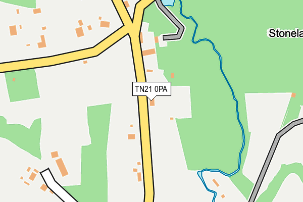 TN21 0PA map - OS OpenMap – Local (Ordnance Survey) TN21 0PA map - OS OpenMap – Local (Ordnance Survey)