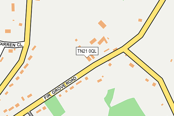 TN21 0QL map - OS OpenMap – Local (Ordnance Survey) TN21 0QL map - OS OpenMap – Local (Ordnance Survey)
