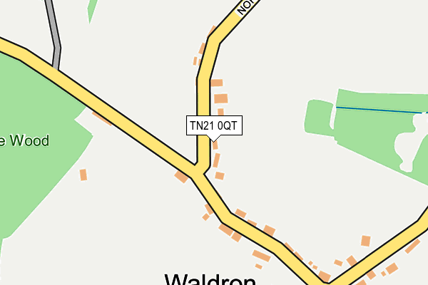 TN21 0QT map - OS OpenMap – Local (Ordnance Survey) TN21 0QT map - OS OpenMap – Local (Ordnance Survey)