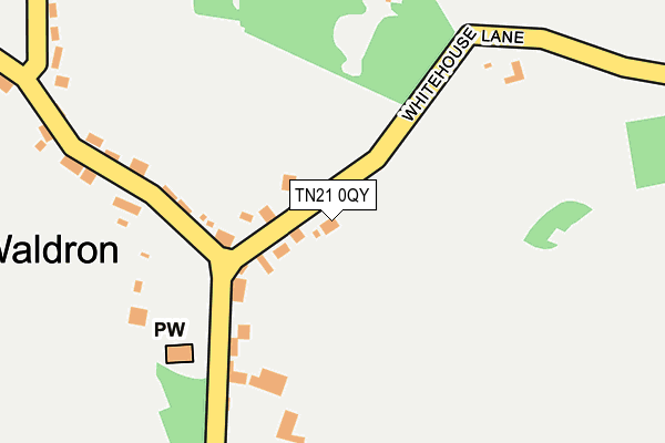 TN21 0QY map - OS OpenMap – Local (Ordnance Survey) TN21 0QY map - OS OpenMap – Local (Ordnance Survey)