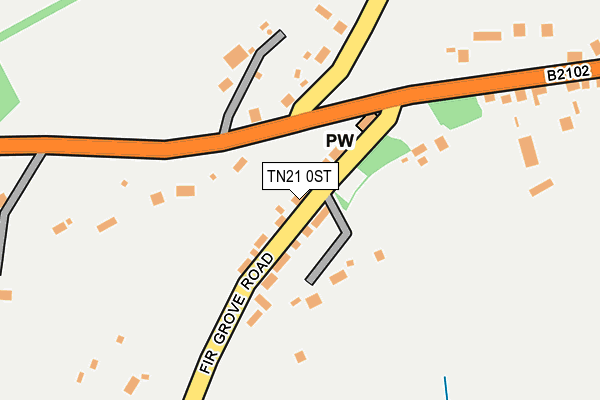TN21 0ST map - OS OpenMap – Local (Ordnance Survey) TN21 0ST map - OS OpenMap – Local (Ordnance Survey)