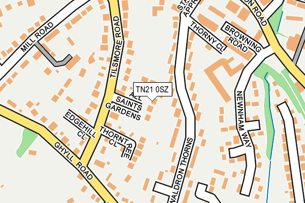 TN21 0SZ map - OS OpenMap – Local (Ordnance Survey) TN21 0SZ map - OS OpenMap – Local (Ordnance Survey)