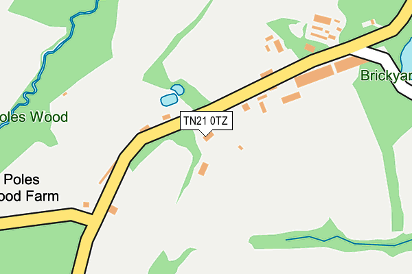 TN21 0TZ map - OS OpenMap – Local (Ordnance Survey) TN21 0TZ map - OS OpenMap – Local (Ordnance Survey)