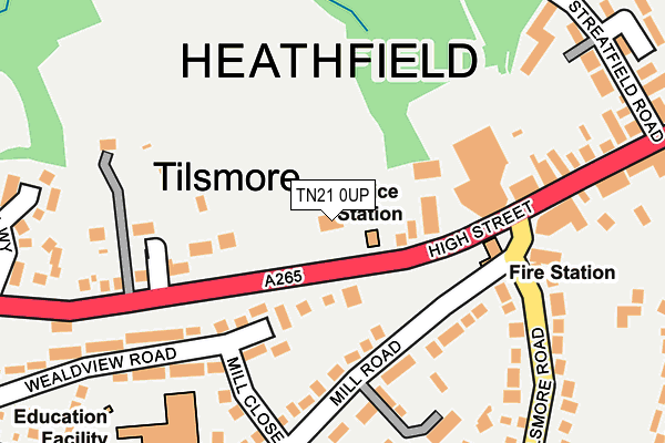 TN21 0UP map - OS OpenMap – Local (Ordnance Survey) TN21 0UP map - OS OpenMap – Local (Ordnance Survey)