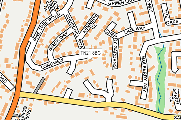 TN21 8BG map - OS OpenMap – Local (Ordnance Survey) TN21 8BG map - OS OpenMap – Local (Ordnance Survey)