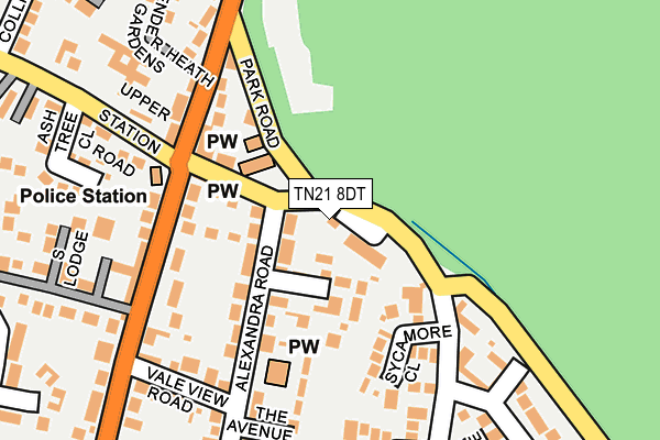 TN21 8DT map - OS OpenMap – Local (Ordnance Survey) TN21 8DT map - OS OpenMap – Local (Ordnance Survey)