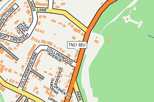 TN21 8EU map - OS OpenMap – Local (Ordnance Survey) TN21 8EU map - OS OpenMap – Local (Ordnance Survey)