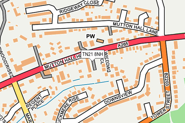 TN21 8NH map - OS OpenMap – Local (Ordnance Survey) TN21 8NH map - OS OpenMap – Local (Ordnance Survey)
