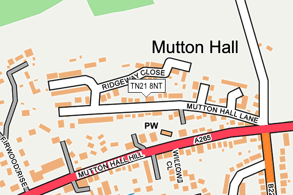 TN21 8NT map - OS OpenMap – Local (Ordnance Survey) TN21 8NT map - OS OpenMap – Local (Ordnance Survey)