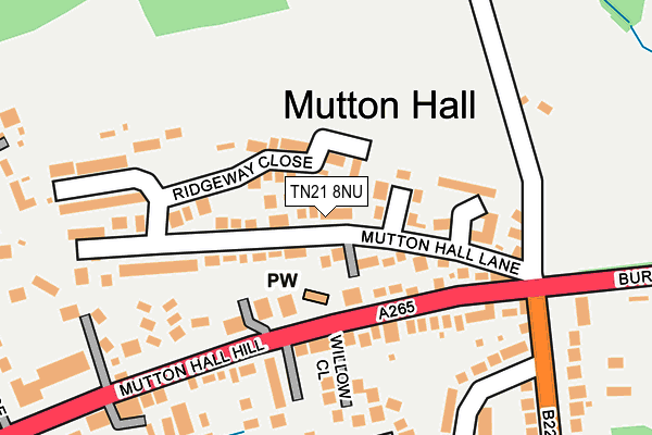 TN21 8NU map - OS OpenMap – Local (Ordnance Survey) TN21 8NU map - OS OpenMap – Local (Ordnance Survey)