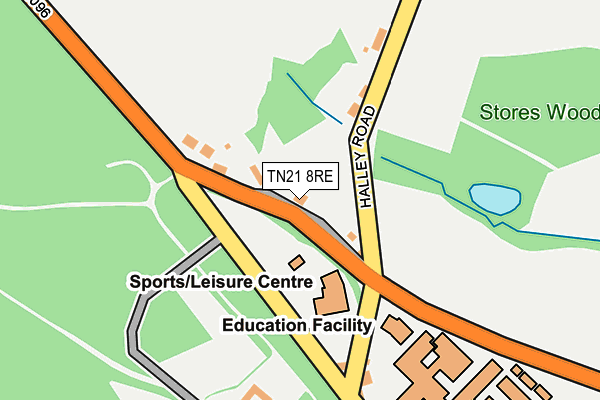 TN21 8RE map - OS OpenMap – Local (Ordnance Survey) TN21 8RE map - OS OpenMap – Local (Ordnance Survey)
