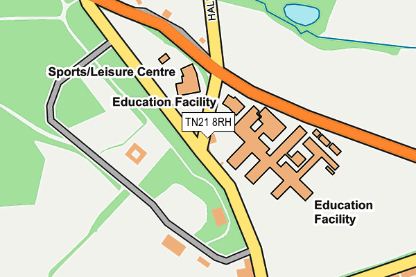 TN21 8RH map - OS OpenMap – Local (Ordnance Survey) TN21 8RH map - OS OpenMap – Local (Ordnance Survey)