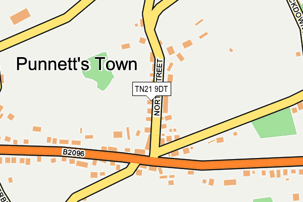 TN21 9DT map - OS OpenMap – Local (Ordnance Survey) TN21 9DT map - OS OpenMap – Local (Ordnance Survey)