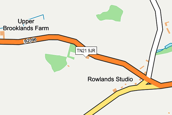 TN21 9JR map - OS OpenMap – Local (Ordnance Survey) TN21 9JR map - OS OpenMap – Local (Ordnance Survey)