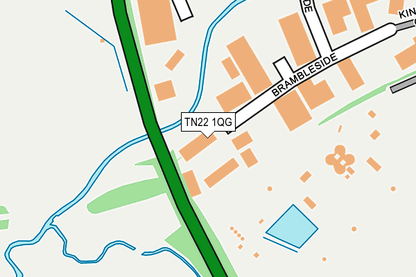 TN22 1QG map - OS OpenMap – Local (Ordnance Survey) TN22 1QG map - OS OpenMap – Local (Ordnance Survey)