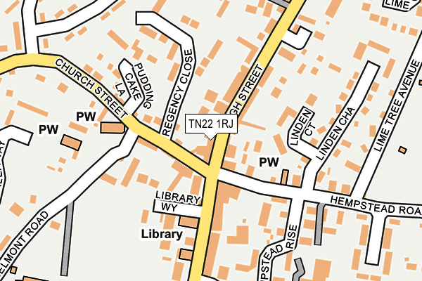 TN22 1RJ map - OS OpenMap – Local (Ordnance Survey) TN22 1RJ map - OS OpenMap – Local (Ordnance Survey)