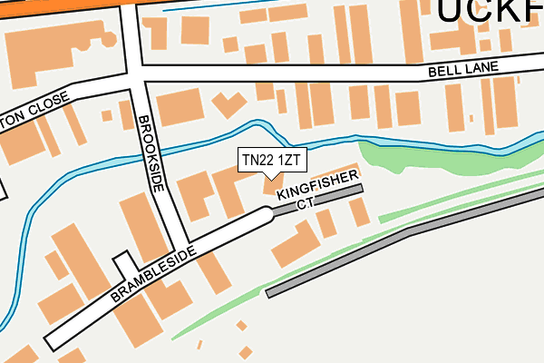 TN22 1ZT map - OS OpenMap – Local (Ordnance Survey) TN22 1ZT map - OS OpenMap – Local (Ordnance Survey)