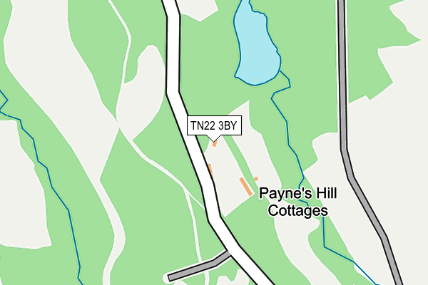 TN22 3BY map - OS OpenMap – Local (Ordnance Survey) TN22 3BY map - OS OpenMap – Local (Ordnance Survey)