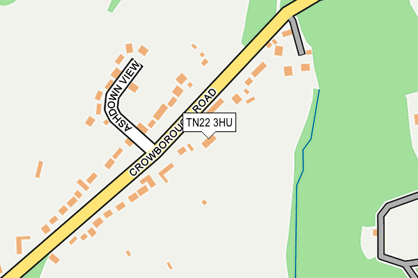 TN22 3HU map - OS OpenMap – Local (Ordnance Survey) TN22 3HU map - OS OpenMap – Local (Ordnance Survey)
