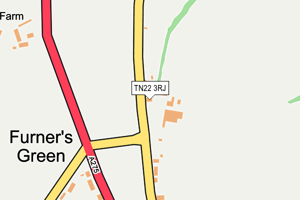 TN22 3RJ map - OS OpenMap – Local (Ordnance Survey) TN22 3RJ map - OS OpenMap – Local (Ordnance Survey)