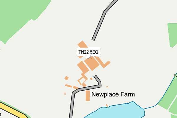 TN22 5EQ map - OS OpenMap – Local (Ordnance Survey) TN22 5EQ map - OS OpenMap – Local (Ordnance Survey)