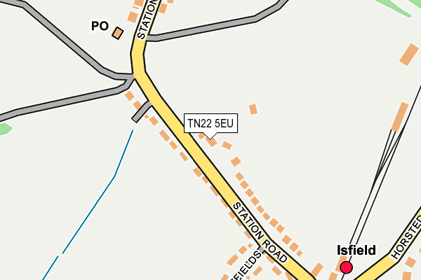 TN22 5EU map - OS OpenMap – Local (Ordnance Survey) TN22 5EU map - OS OpenMap – Local (Ordnance Survey)