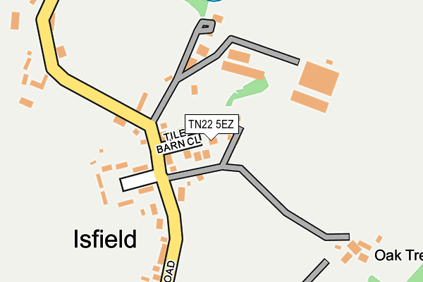 TN22 5EZ map - OS OpenMap – Local (Ordnance Survey) TN22 5EZ map - OS OpenMap – Local (Ordnance Survey)