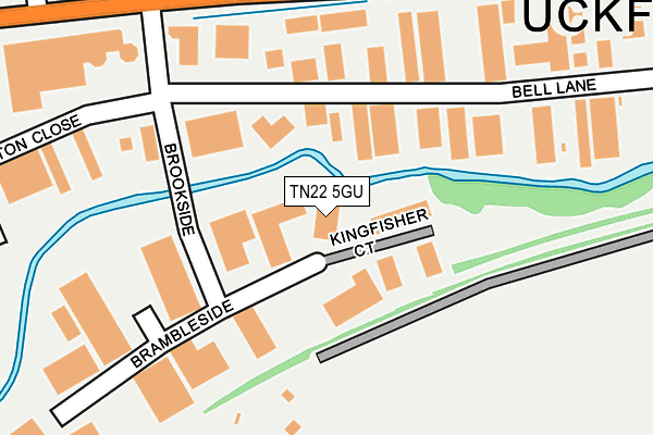 TN22 5GU map - OS OpenMap – Local (Ordnance Survey) TN22 5GU map - OS OpenMap – Local (Ordnance Survey)