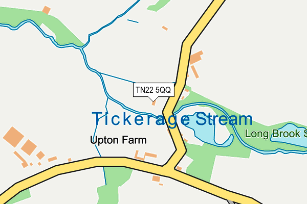 TN22 5QQ map - OS OpenMap – Local (Ordnance Survey) TN22 5QQ map - OS OpenMap – Local (Ordnance Survey)