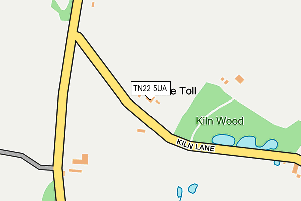 TN22 5UA map - OS OpenMap – Local (Ordnance Survey) TN22 5UA map - OS OpenMap – Local (Ordnance Survey)