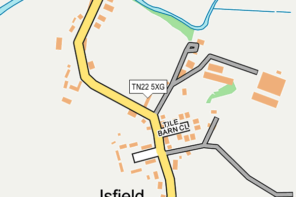 TN22 5XG map - OS OpenMap – Local (Ordnance Survey) TN22 5XG map - OS OpenMap – Local (Ordnance Survey)